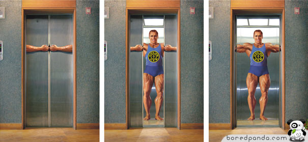 Elevator Ads Gym7