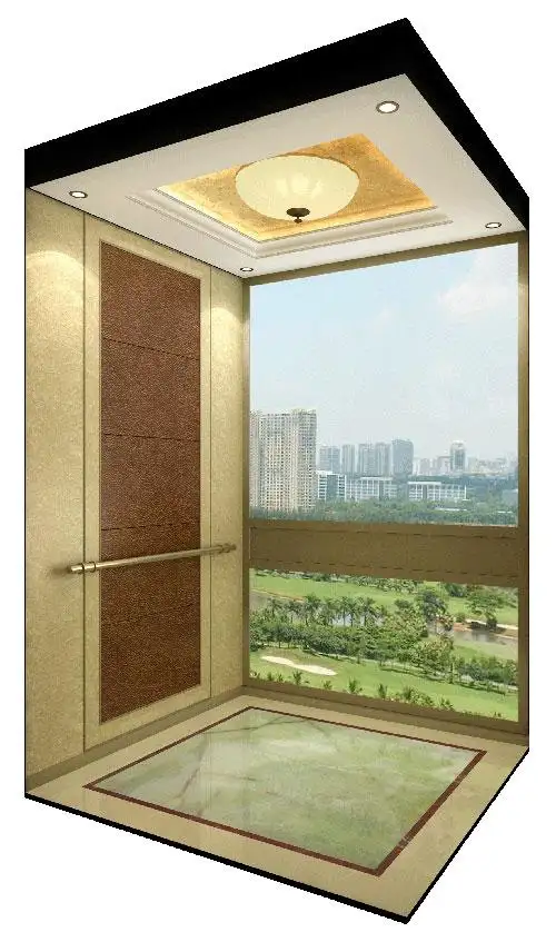 观光电梯装饰效果图 观光电梯装饰效果图