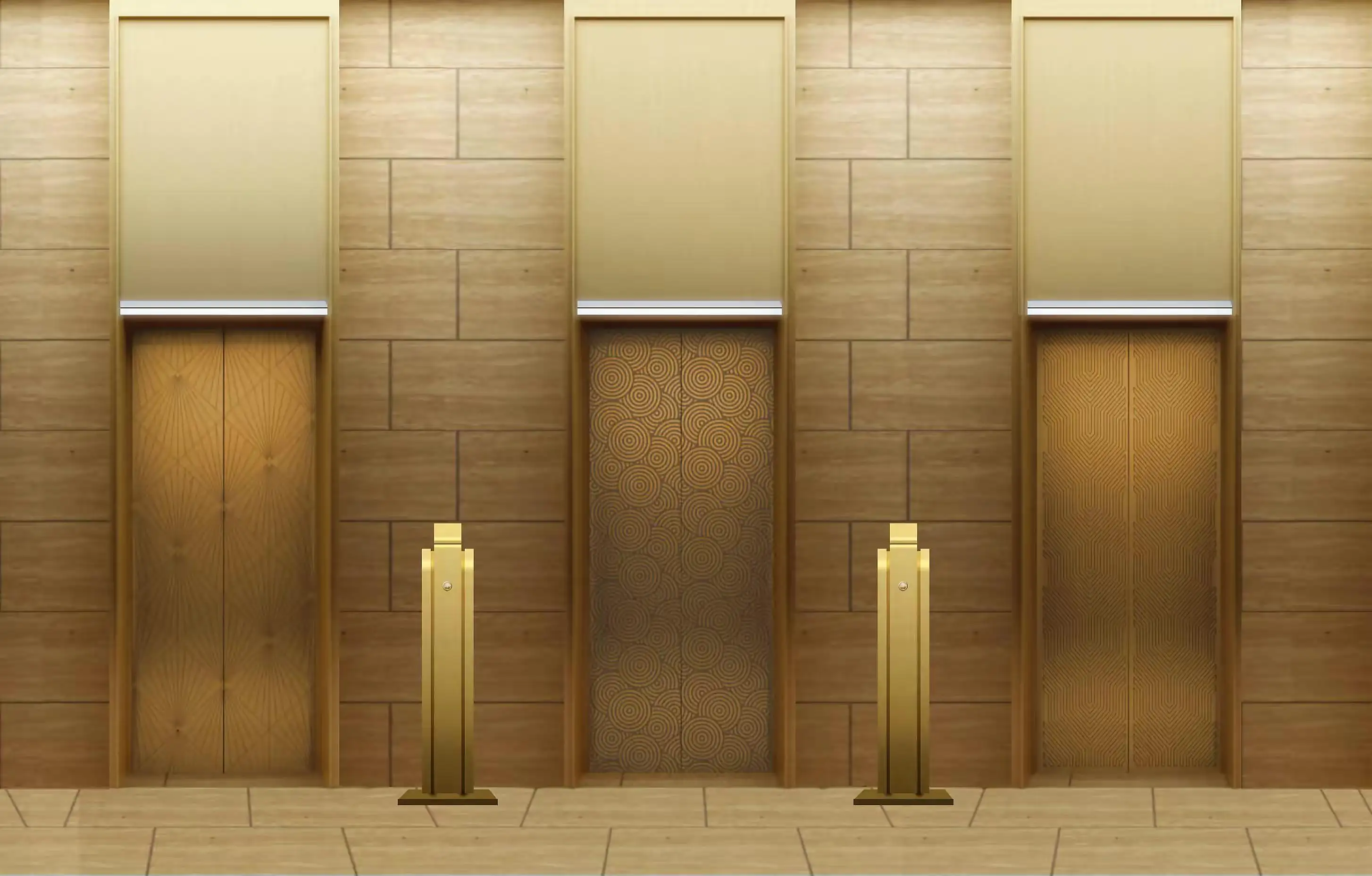 电梯厅门装饰设计 电梯厅门装饰效果图