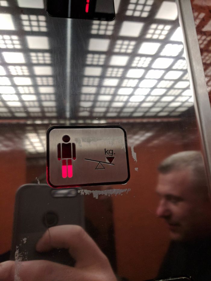 电梯超重标志
