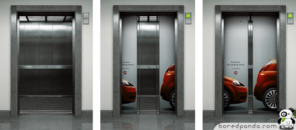 Elevator Ads Parking6