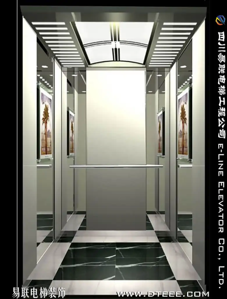 不锈钢电梯装饰效果图