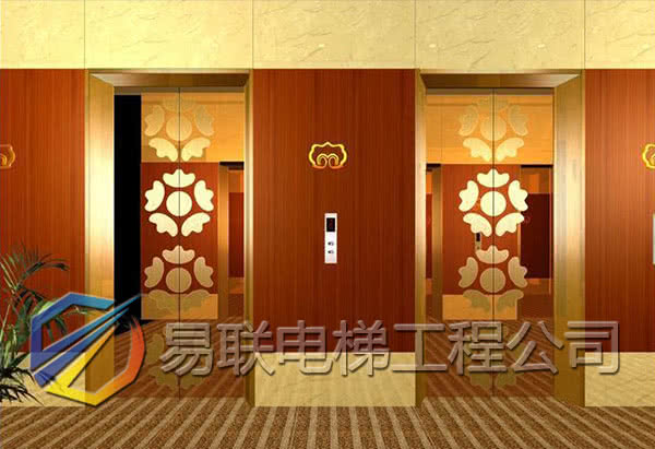别墅电梯轿厢电梯厅门装饰效果图