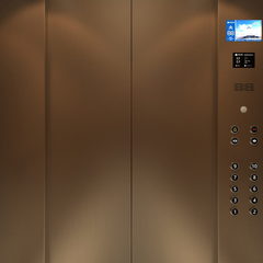 电梯装饰全景效果图