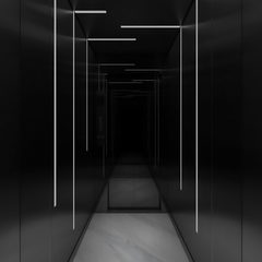 电梯装饰全景效果图